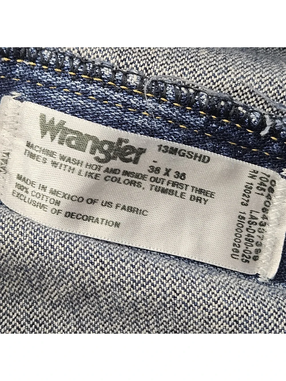 Wrangler Jeans George Strait Cowboy Cut 38x36 (Fits 36-37x36) 13MGSHD